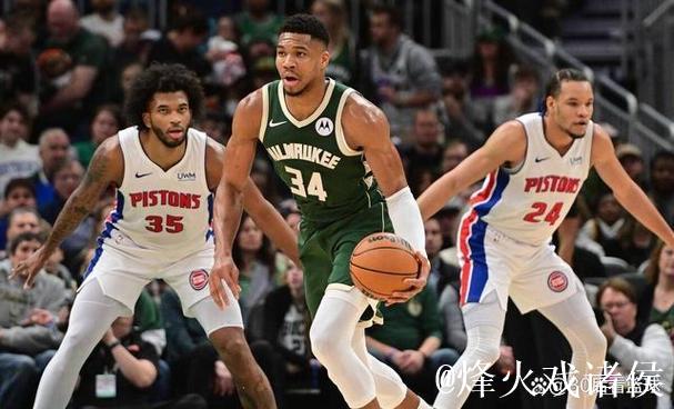 字母哥59+14助雄鹿惊险击败活塞 魔术力克步行者豪取4连胜